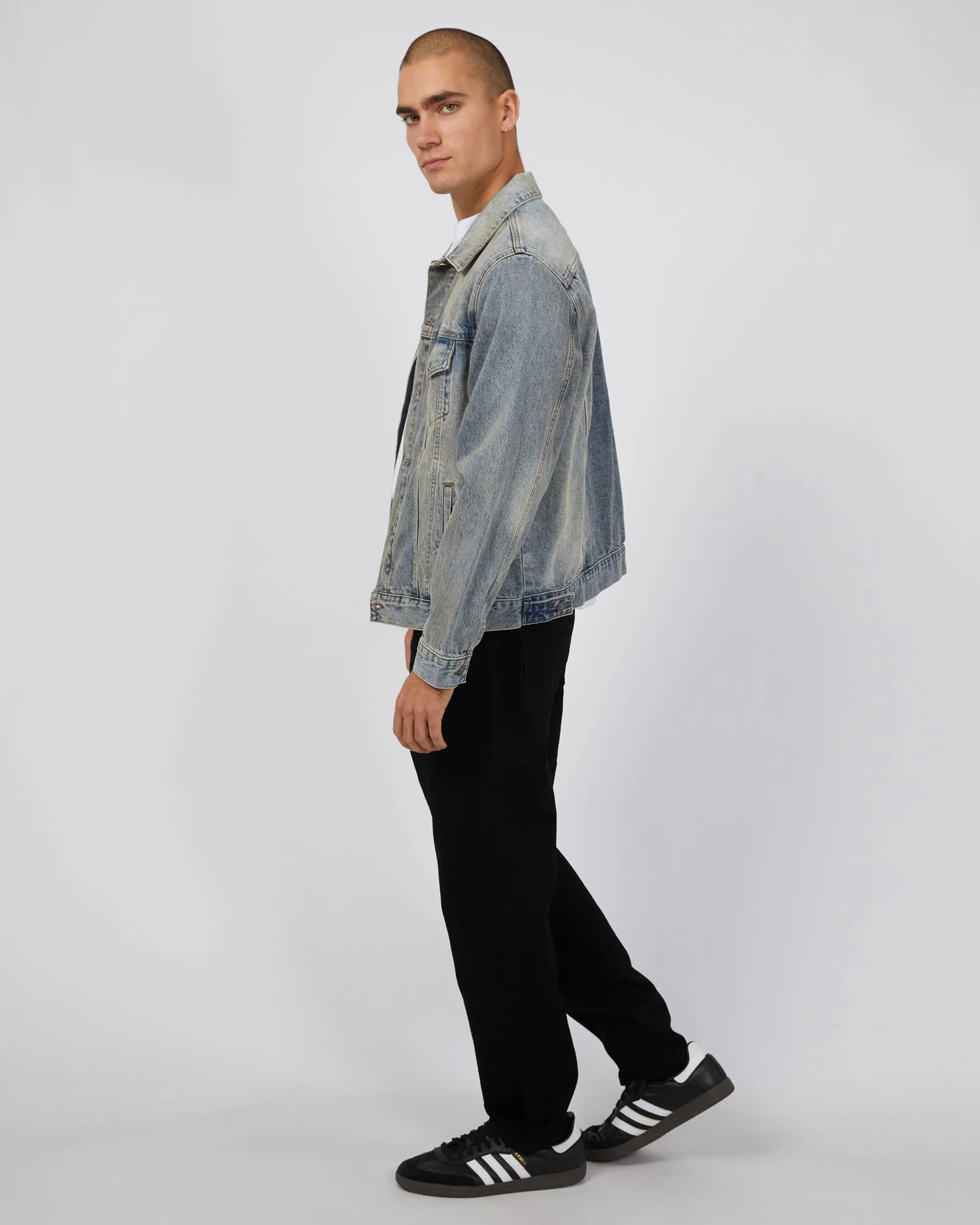 A1 Trucker Jacket Dirty Denim