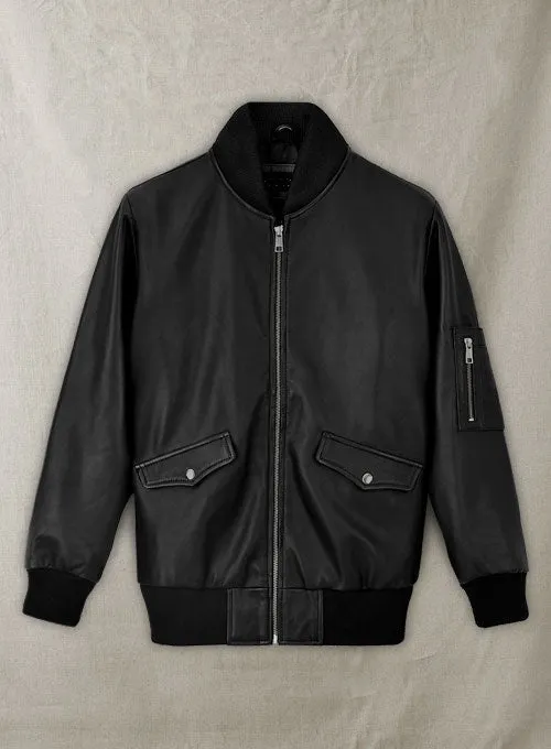 American Rapper Eminem Bomber Leather Jacket