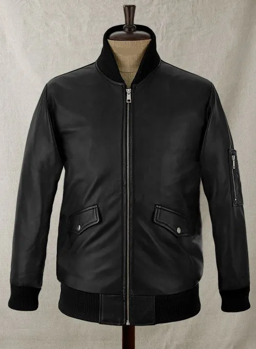 American Rapper Eminem Bomber Leather Jacket