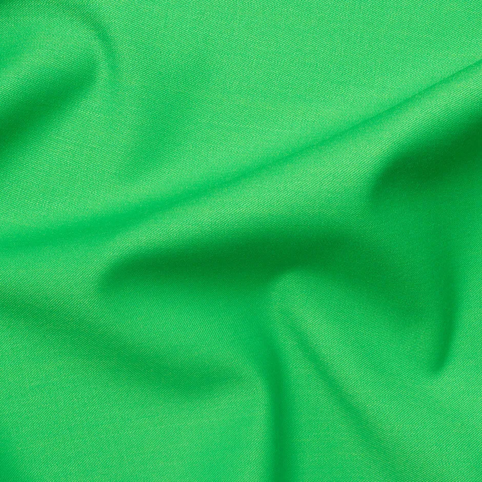 Apple Green Stretch Wool Gaberdine