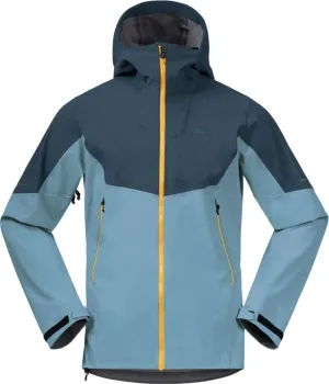 Bergans Men&#x27;s Senja Hybrid Softshell Jacket  Smoke Blue/Orion Blue/Light Golden Yellow | Buy Bergans Men&#x27;s Senja Hybrid Softshell Jacket  Smoke Blue/Orion Blue/Light Golden Yellow here | Outnorth