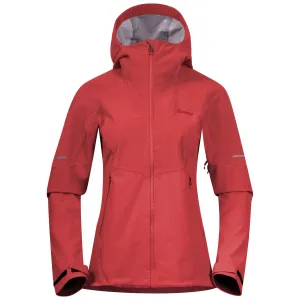 Bergans Senja Hybrid Softshell Women&#x27;s Jacket Lt Dahliared | Buy Bergans Senja Hybrid Softshell Women&#x27;s Jacket Lt Dahliared here | Outnorth