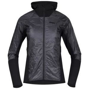 Bergans Women&#x27;s Cecilie Light Insulated Hybrid Jacket Solid Dark Grey/Black | Buy Bergans Women&#x27;s Cecilie Light Insulated Hybrid Jacket Solid Dark Grey/Black here | Outnorth