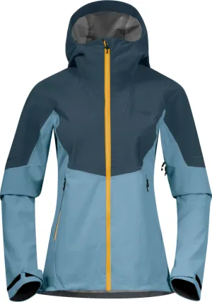 Bergans Women&#x27;s Senja Hybrid Softshell Jacket Smoke Blue/Orion Blue/Light Golden Yellow | Buy Bergans Women&#x27;s Senja Hybrid Softshell Jacket Smoke Blue/Orion Blue/Light Golden Yellow here | Outnorth