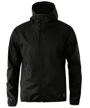 Black - Carmel – minimalistic hooded windbreaker