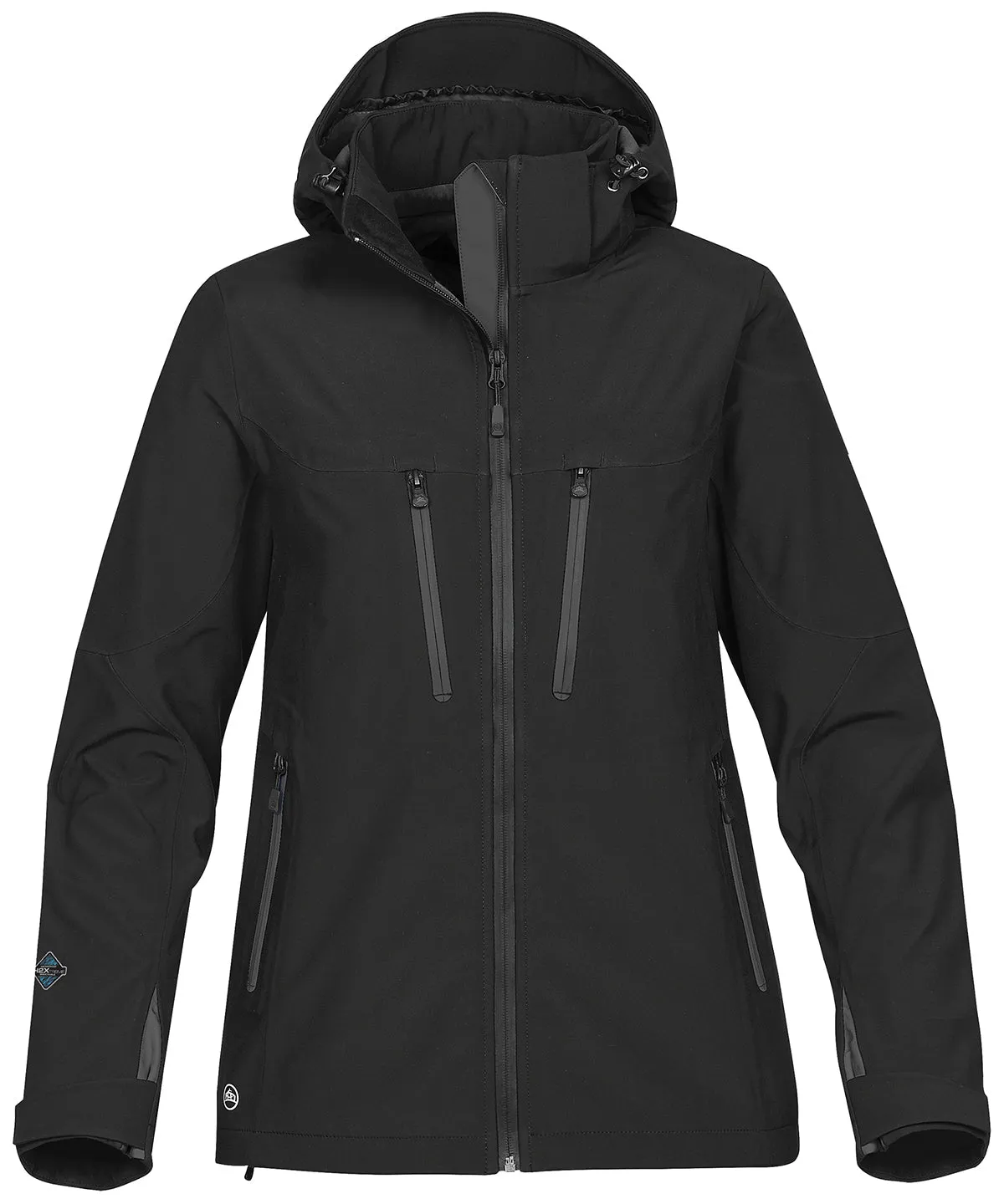 Black/Carbon - Women's Patrol technical softshell jacket