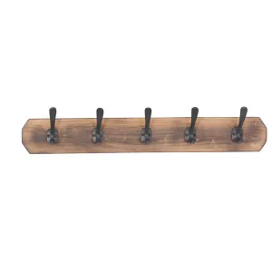 Caelum 60cm Wood and Metal Wall Hook