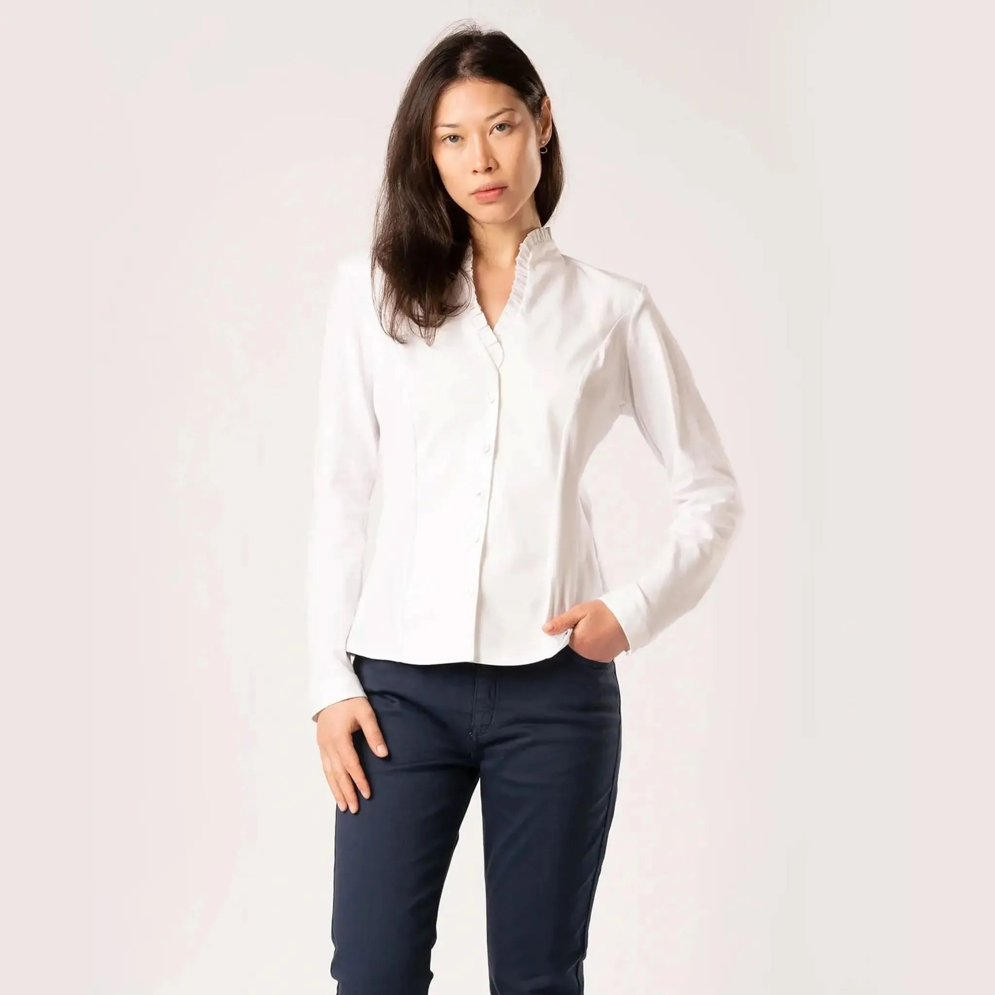 Cassandra Ivory White Shirt