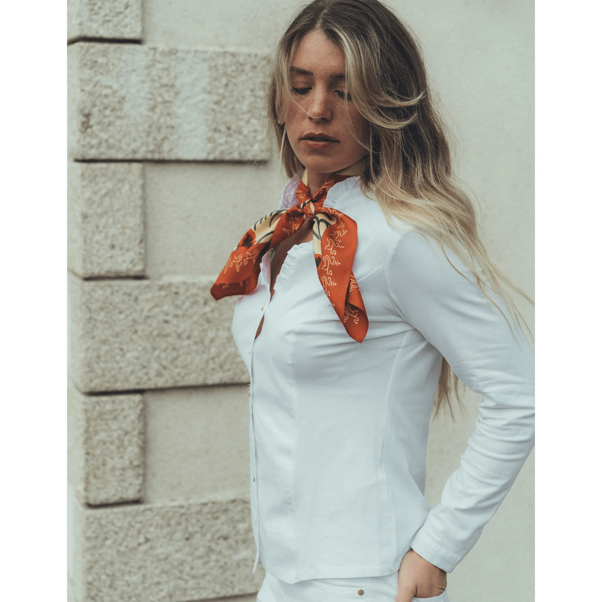 Cassandra Ivory White Shirt