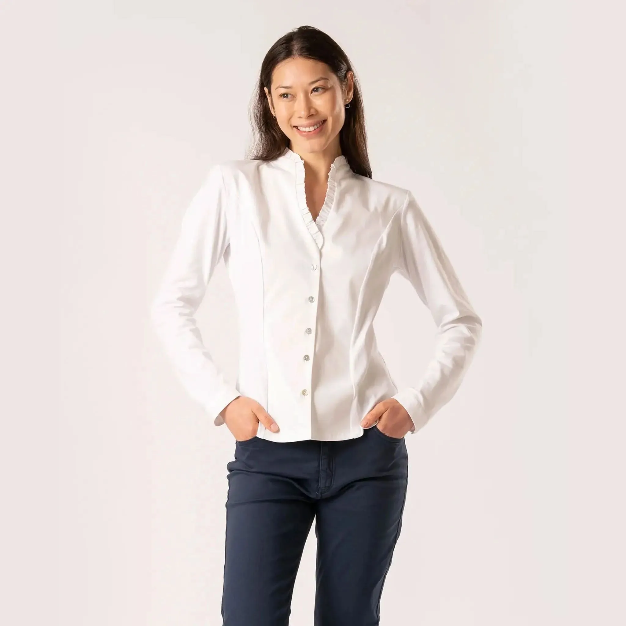 Cassandra Ivory White Shirt