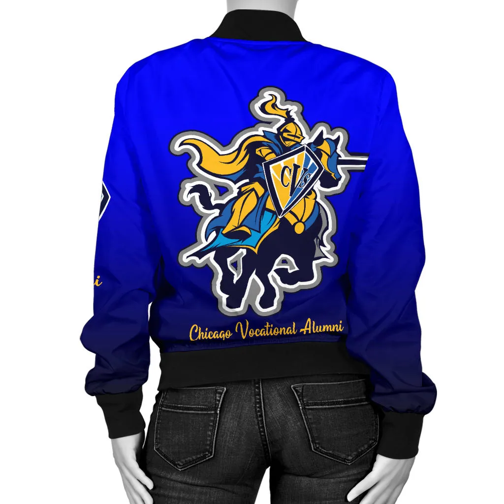 Chicago Vocational CVS BLUEBLEND Bomber Jacket_Women