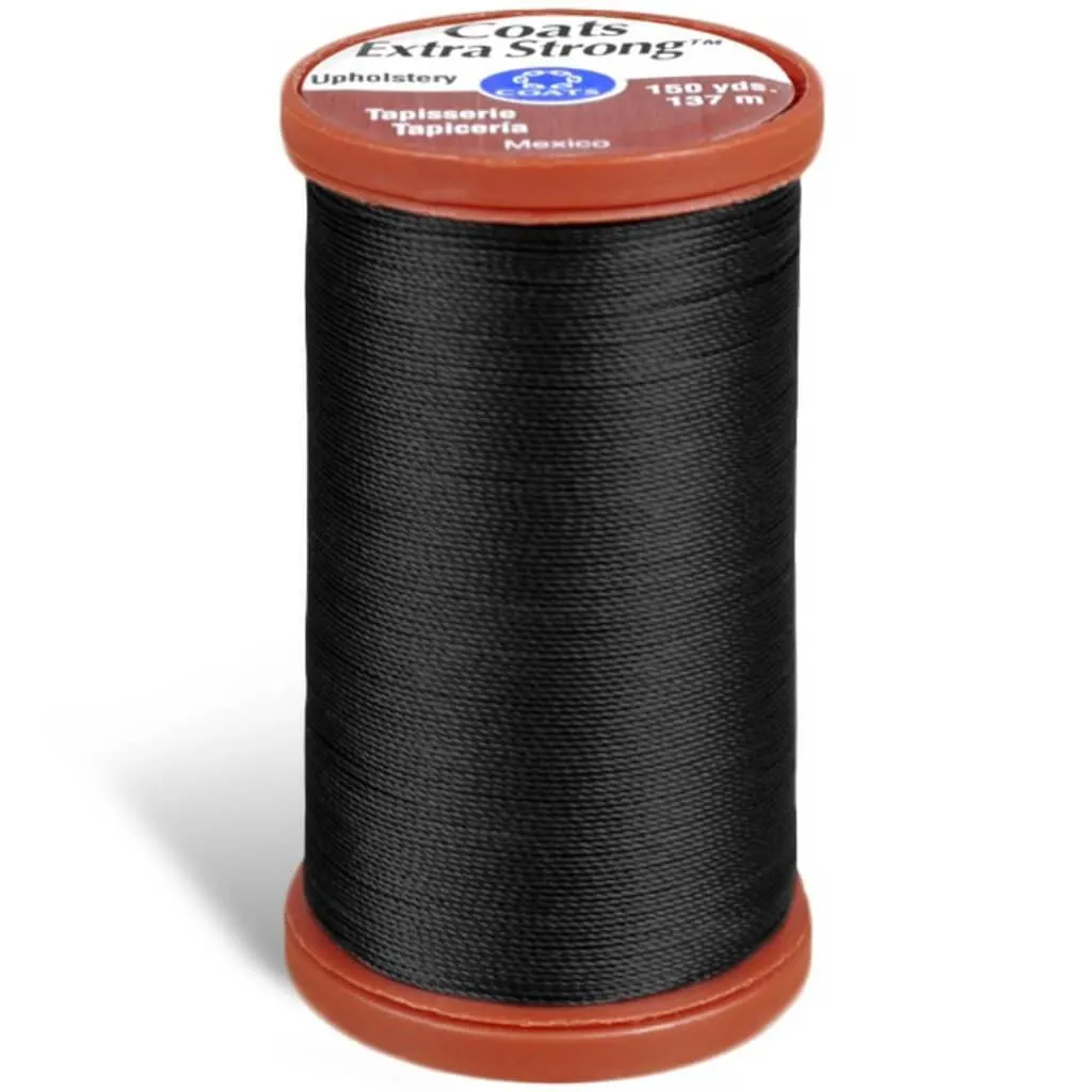 Coats Extra Strong Upholstery Thread 150yd Black