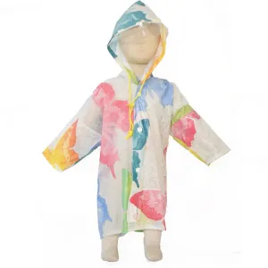 Colorful Butterfly Hooded Raincoat