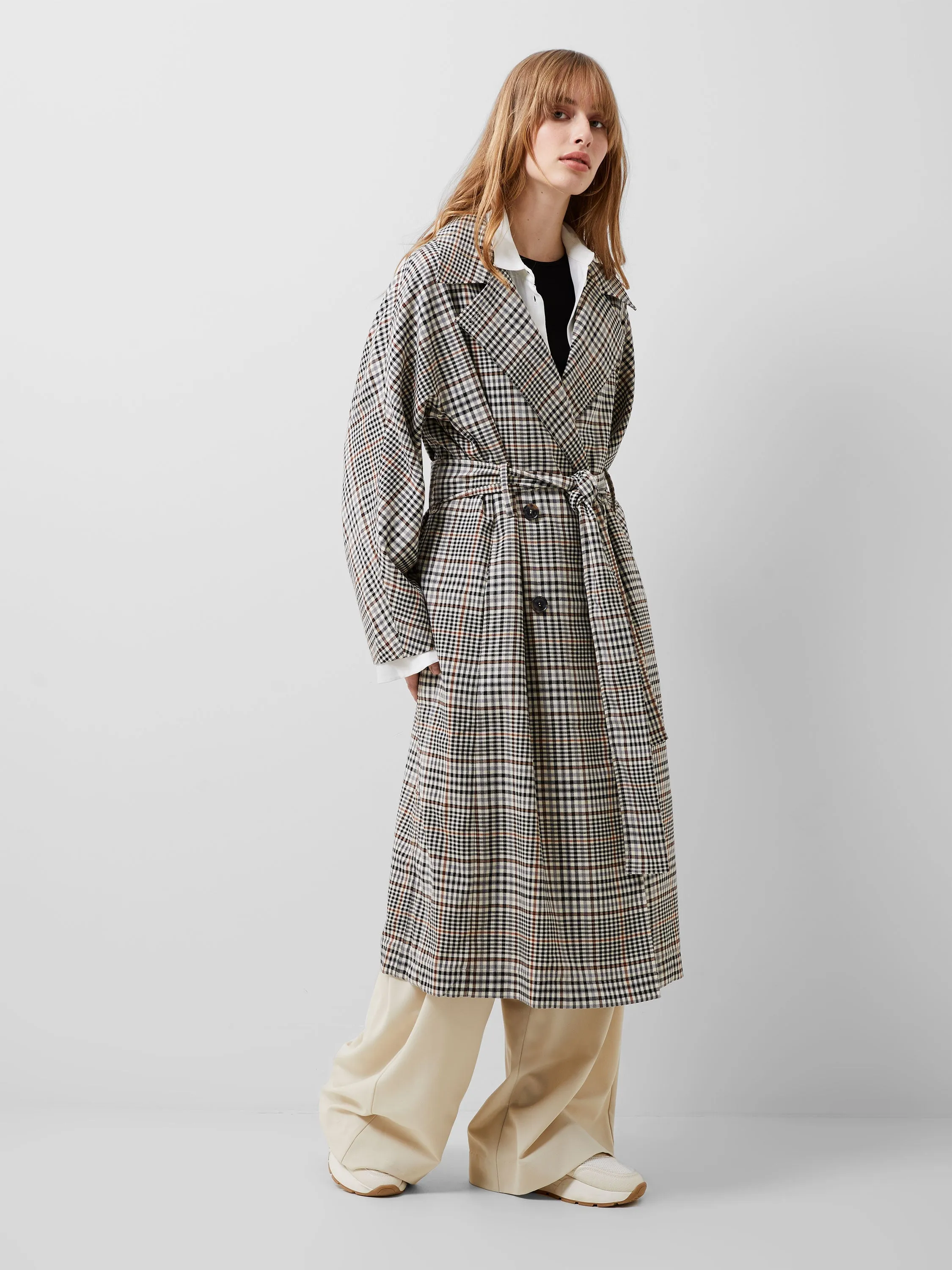 Dandy Check Lightweight Coat