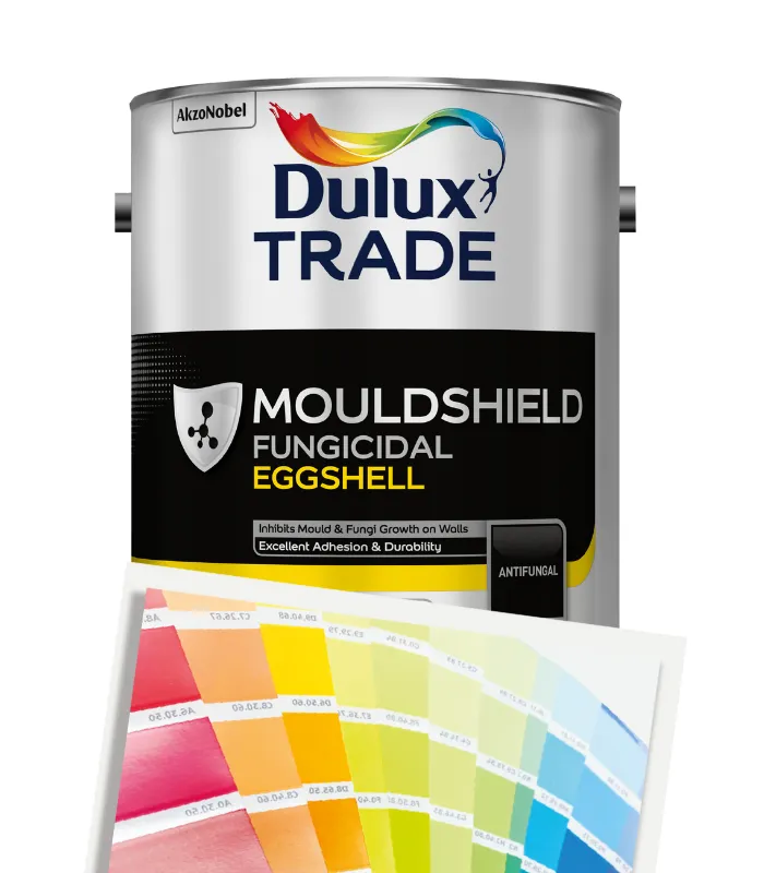 Dulux Trade Mouldshield Fungicidal Eggshell 5L - Tinted Colour Match