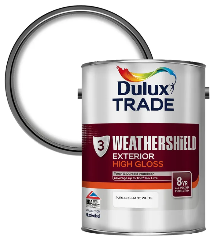 Dulux Trade Weathershield Exterior High Gloss Paint