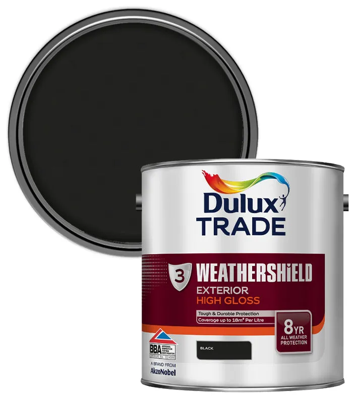 Dulux Trade Weathershield Exterior High Gloss Paint