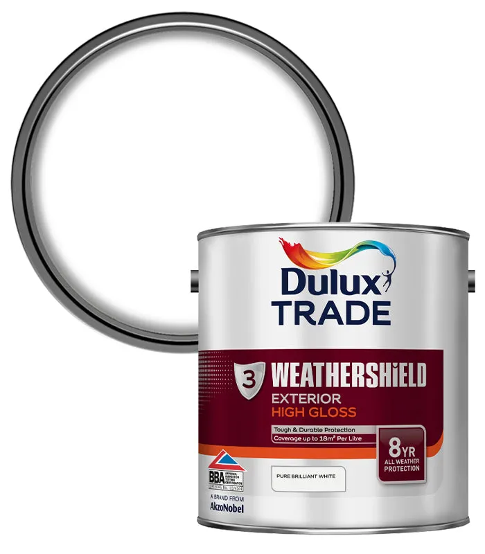 Dulux Trade Weathershield Exterior High Gloss Paint