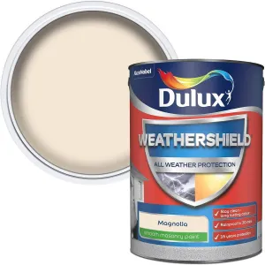 Dulux Weathershield 5L Masonry Paint - Magnolia