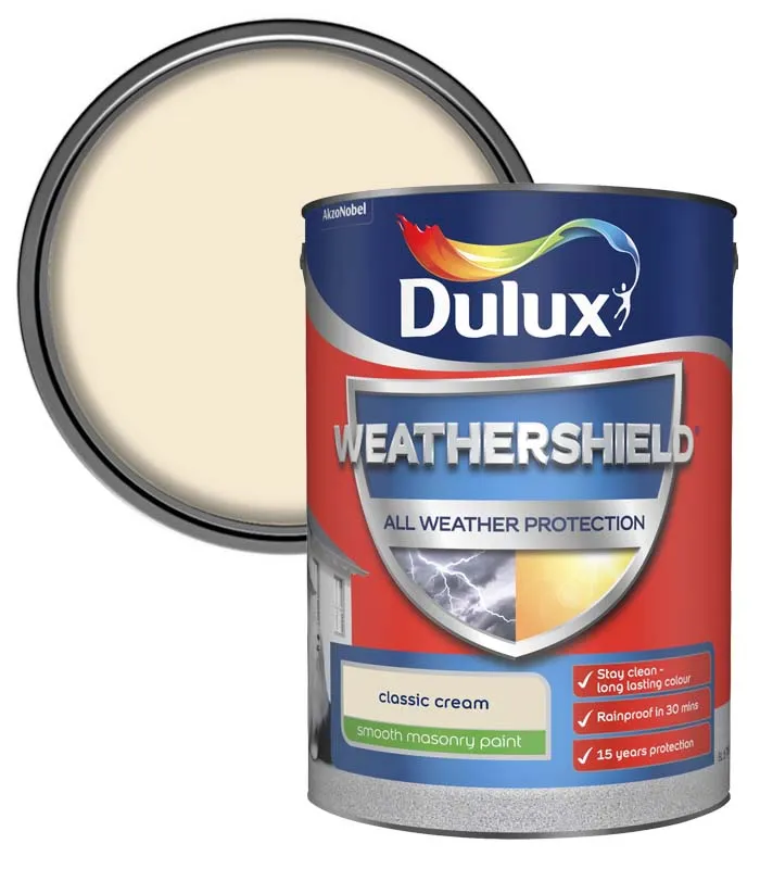 Dulux Weathershield Smooth Masonry Paint