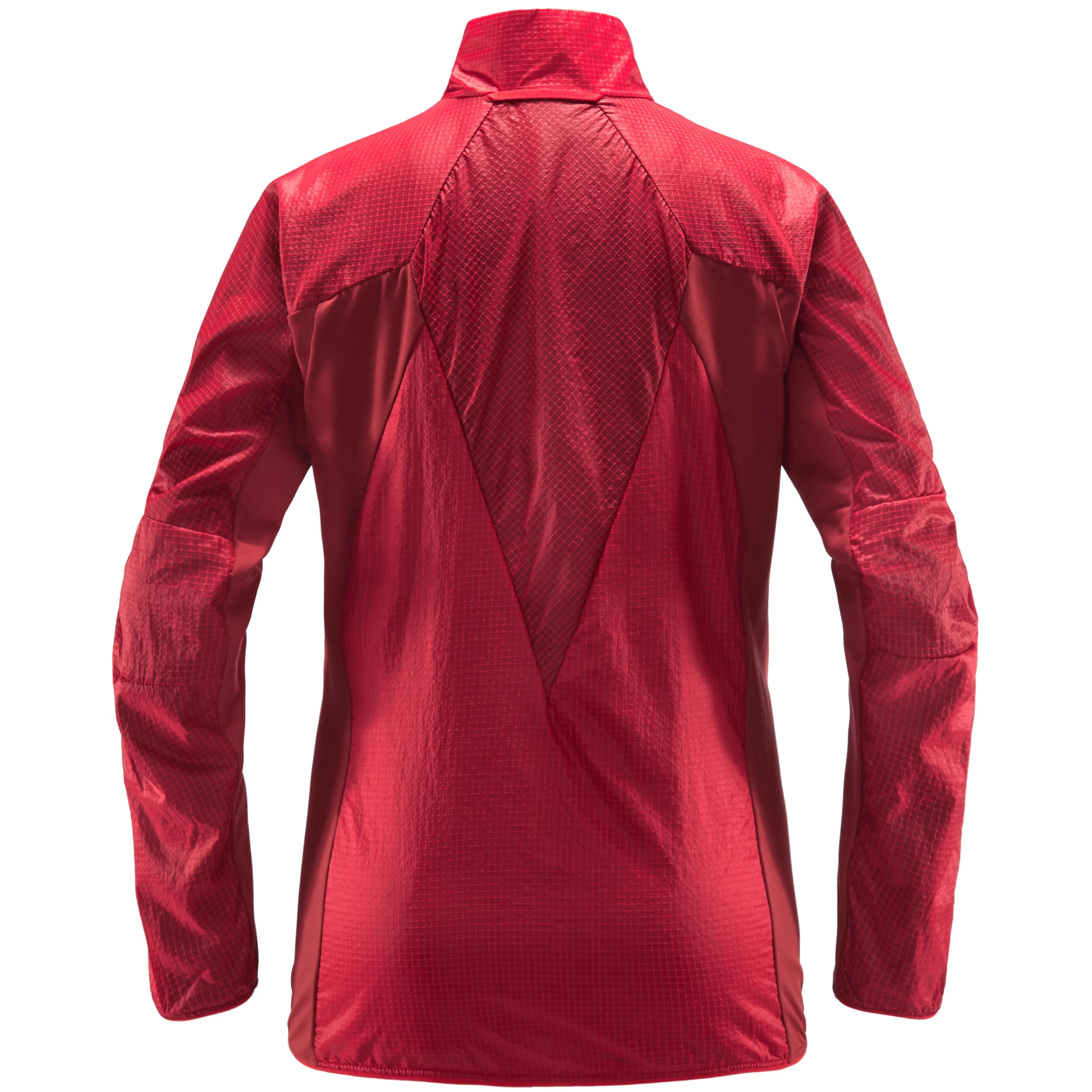 Haglöfs Summit Hybrid Jacket Women Hibiscus Red/Brick Red | Buy Haglöfs Summit Hybrid Jacket Women Hibiscus Red/Brick Red here | Outnorth