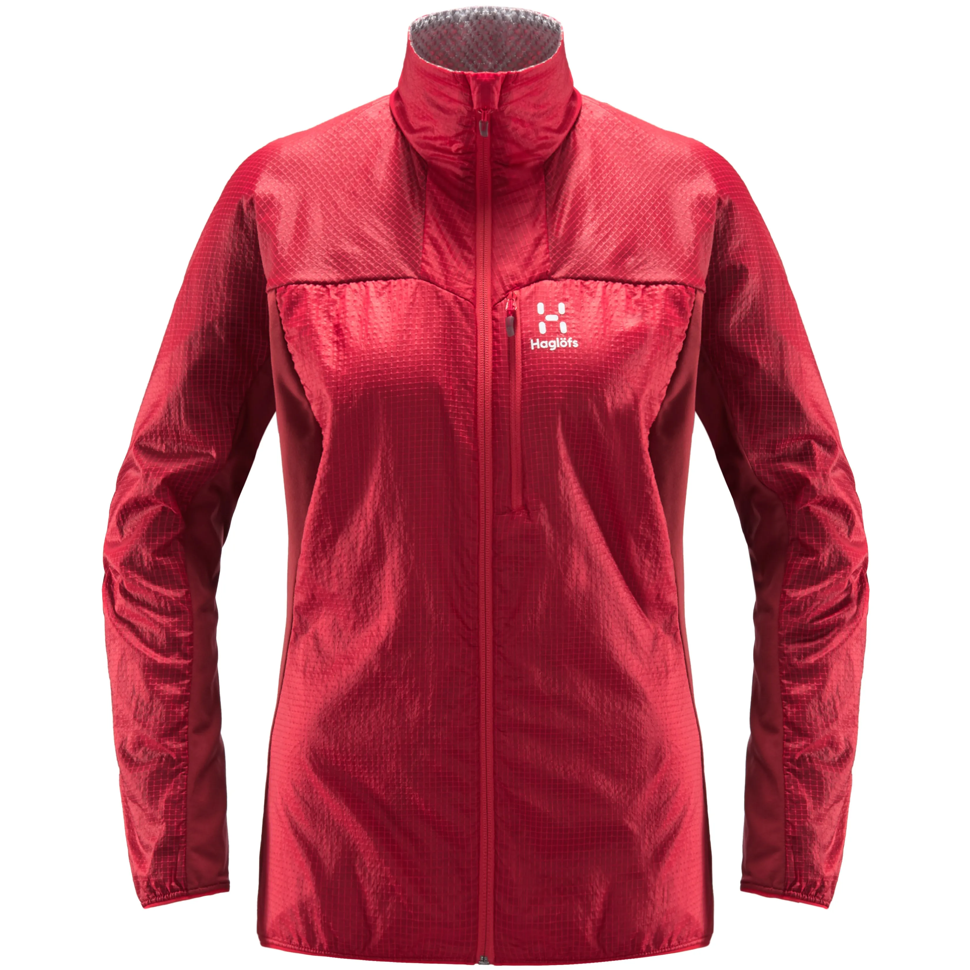 Haglöfs Summit Hybrid Jacket Women Hibiscus Red/Brick Red | Buy Haglöfs Summit Hybrid Jacket Women Hibiscus Red/Brick Red here | Outnorth