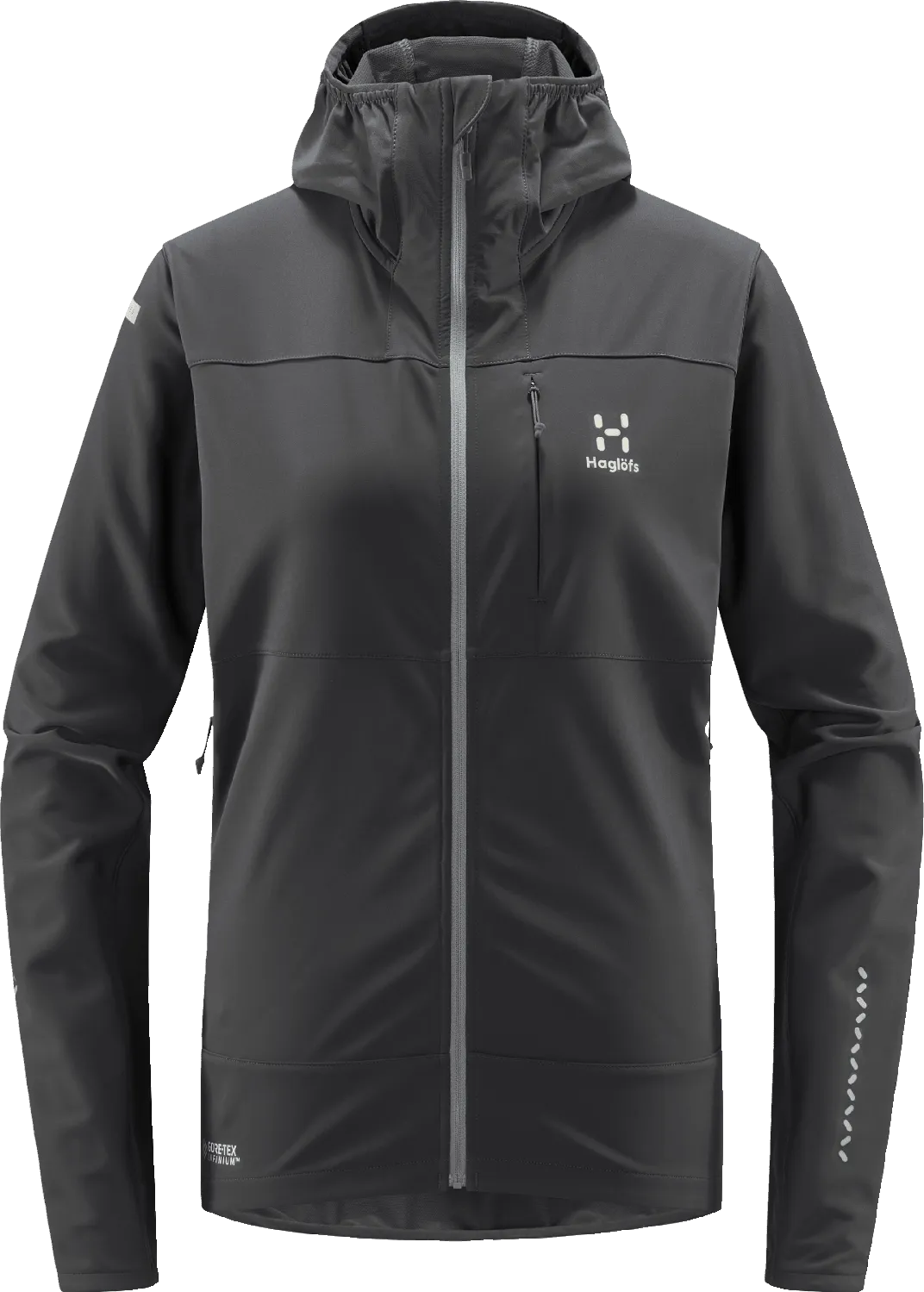 Haglöfs Women&#x27;s L.I.M Hybrid Softshell Jacket Magnetite/Concrete | Buy Haglöfs Women&#x27;s L.I.M Hybrid Softshell Jacket Magnetite/Concrete here | Outnorth