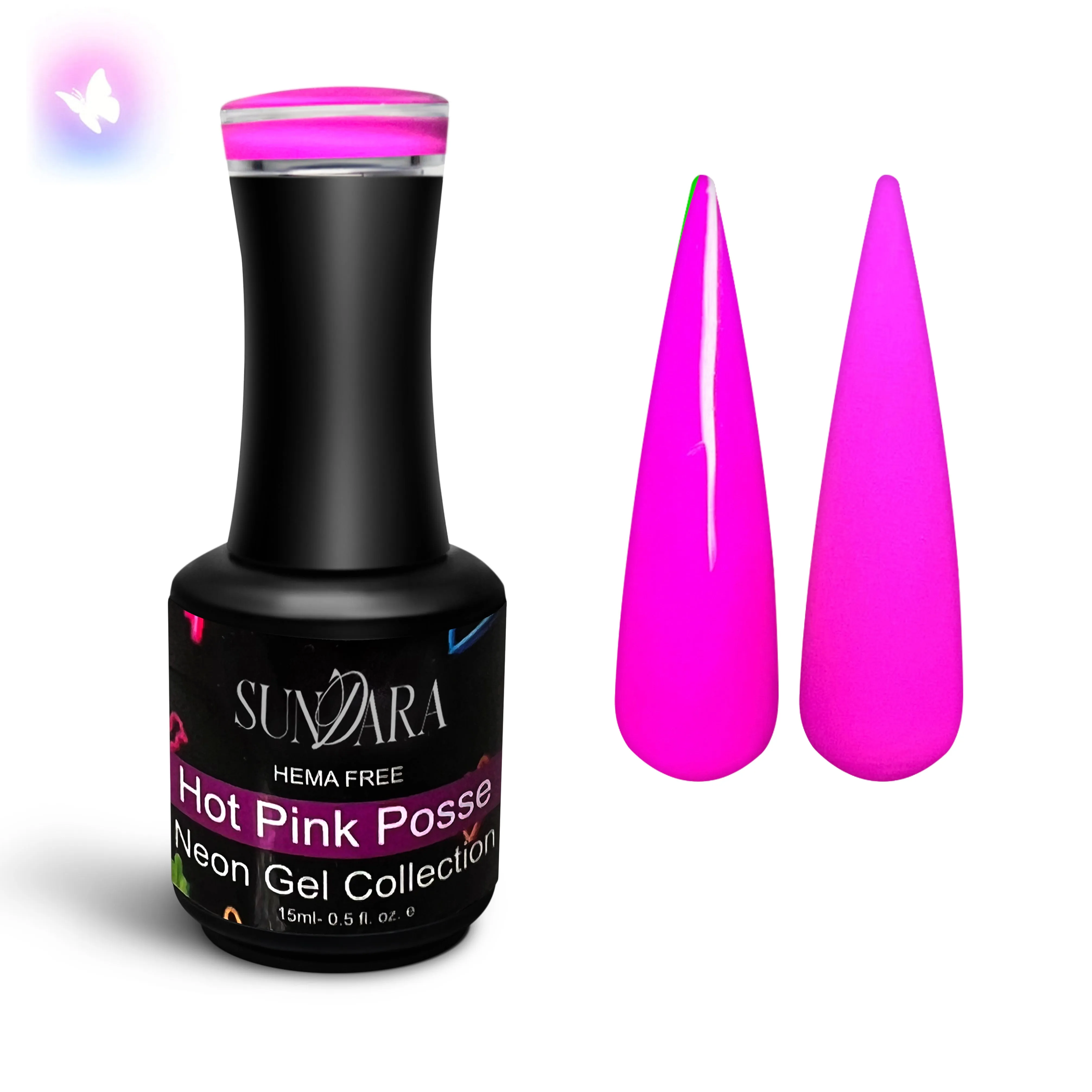 Hot Pink Posse-Solid gel polish