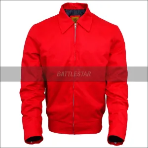 Jim Stark Rebel James Dean Red Cotton Casual Jacket