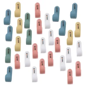 Kuber Industries Hooks for Wall|Superior Quality ABS|Durable & Rust-Proof|Easy to Install Self Adhesive Hook|Wall Hooks for Doors & Closets|JH-002|Pack of 10|Multicolor