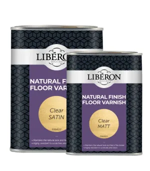 Liberon Natural Finish Floor Varnish - Clear