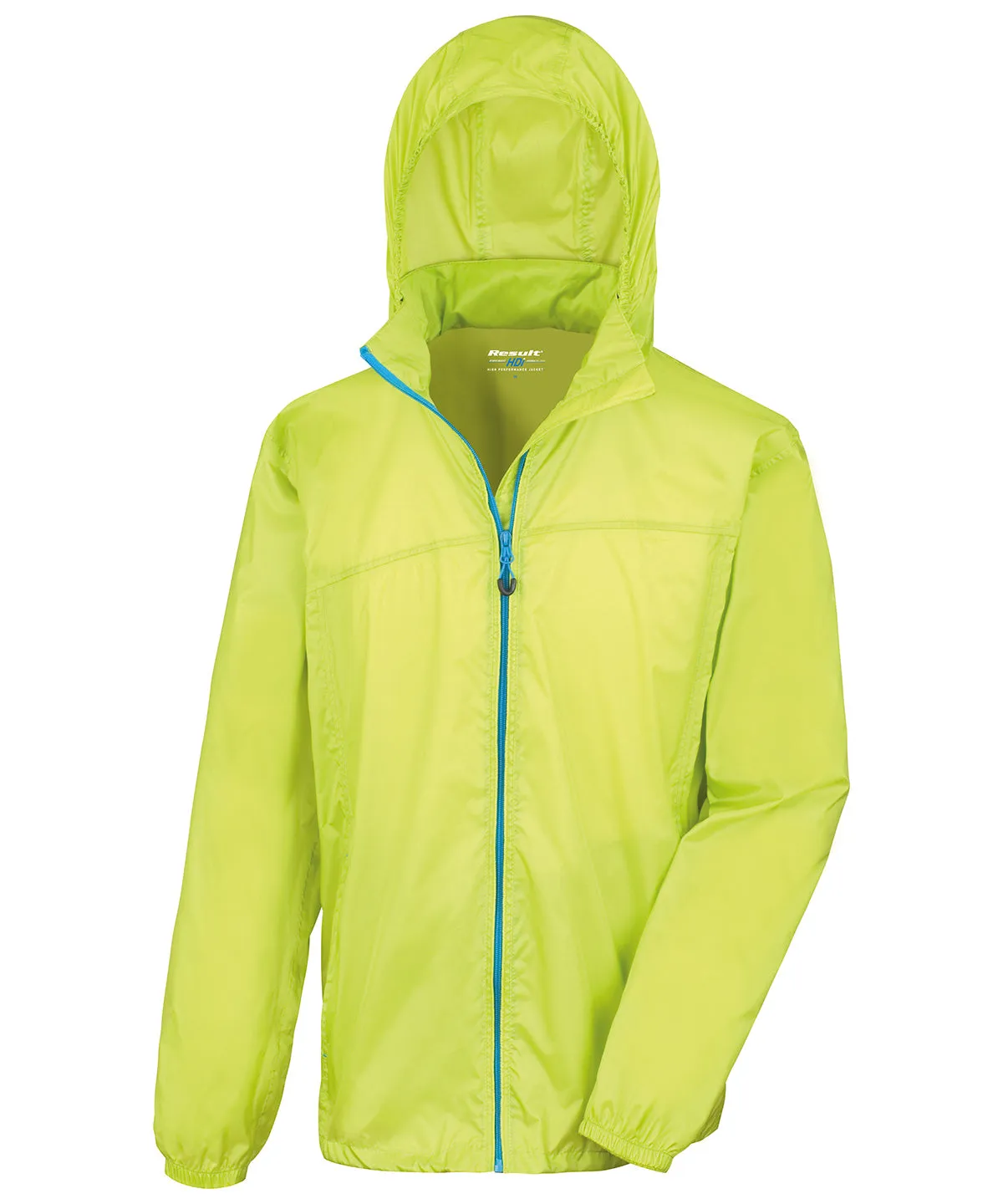 Lime/Royal - HDi quest lightweight stowable jacket