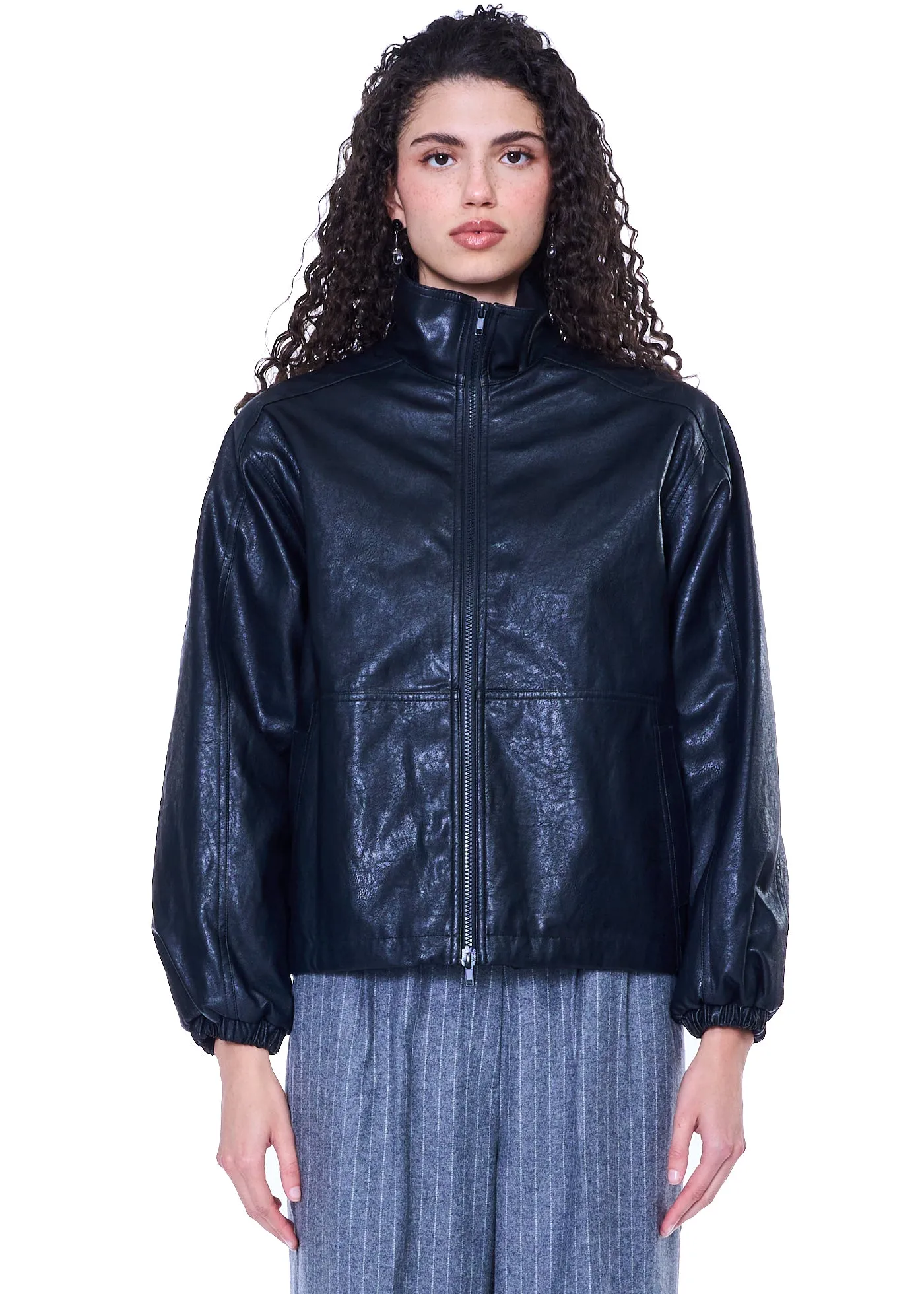 LOW CLASSIC Padded Zip-up Blouson Jacket