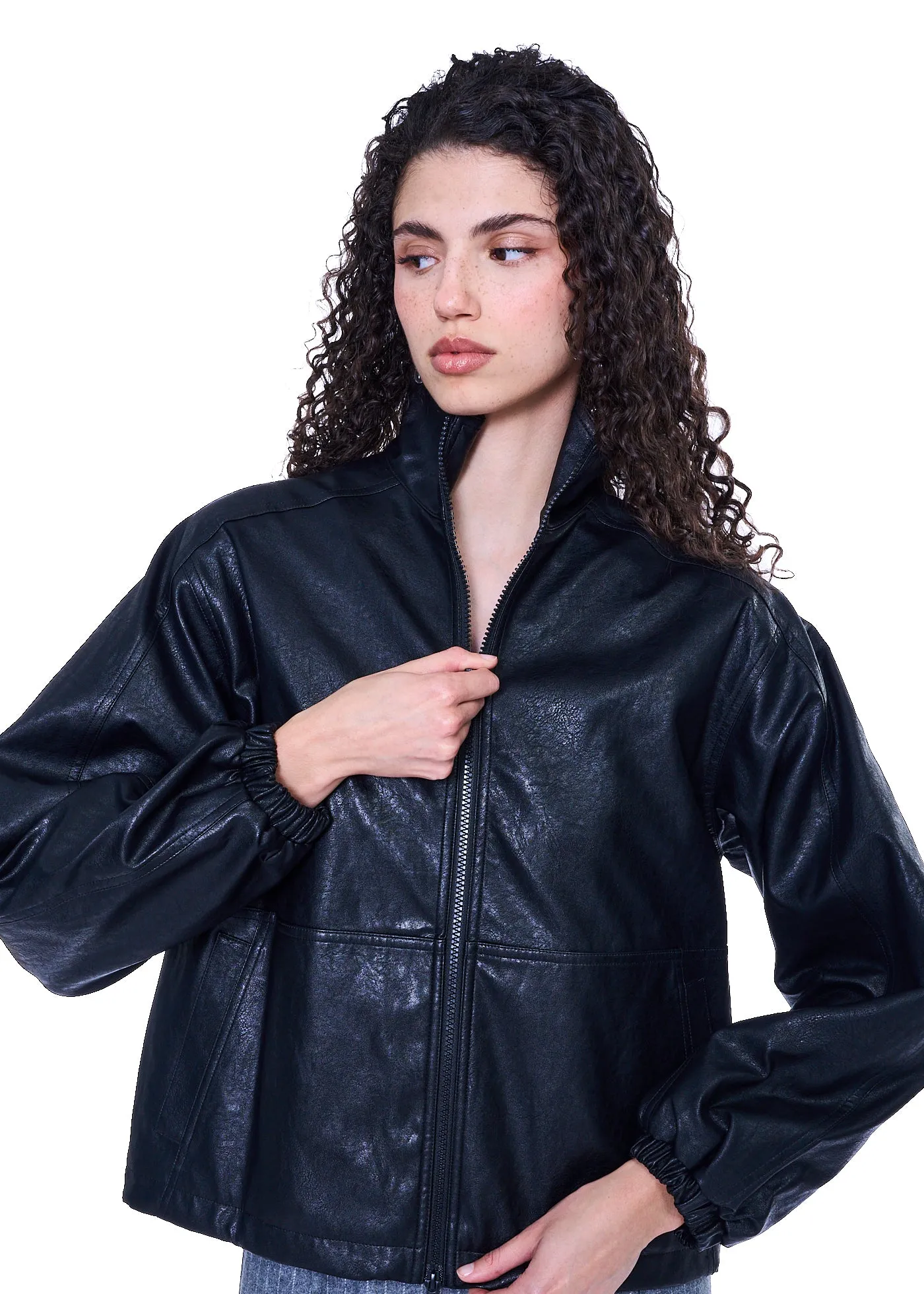 LOW CLASSIC Padded Zip-up Blouson Jacket