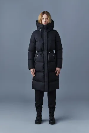 MACKAGE ISHANI - Foil Shield Long Down Coat With Hood