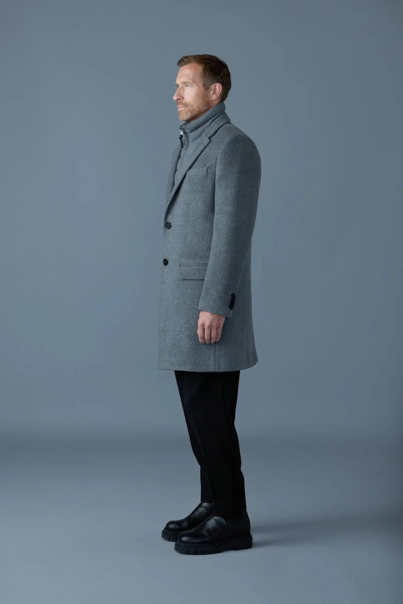 MACKAGE SKAI-SLB - 3-in-1 Wool Coat With Removable Down Liner