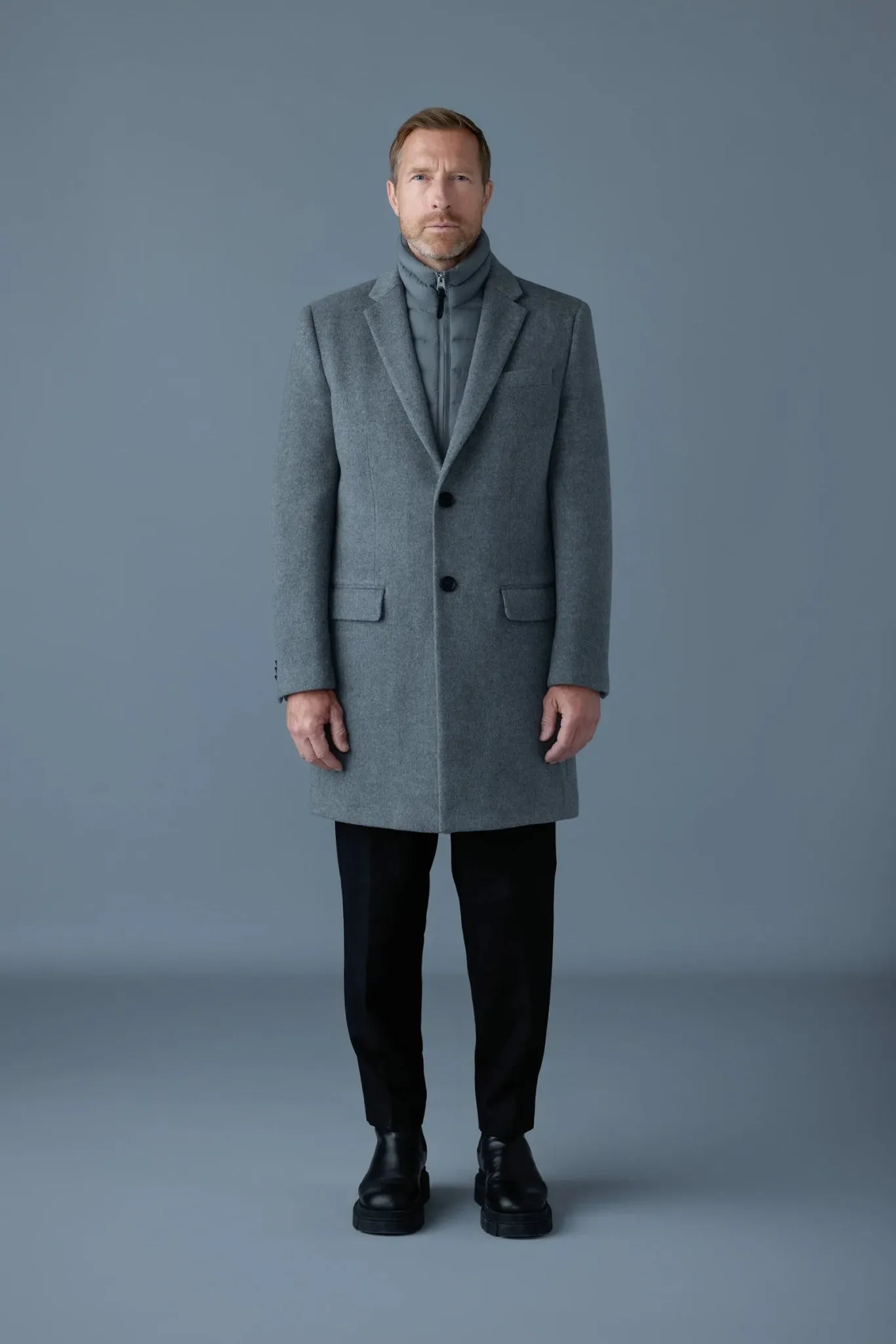 MACKAGE SKAI-SLB - 3-in-1 Wool Coat With Removable Down Liner