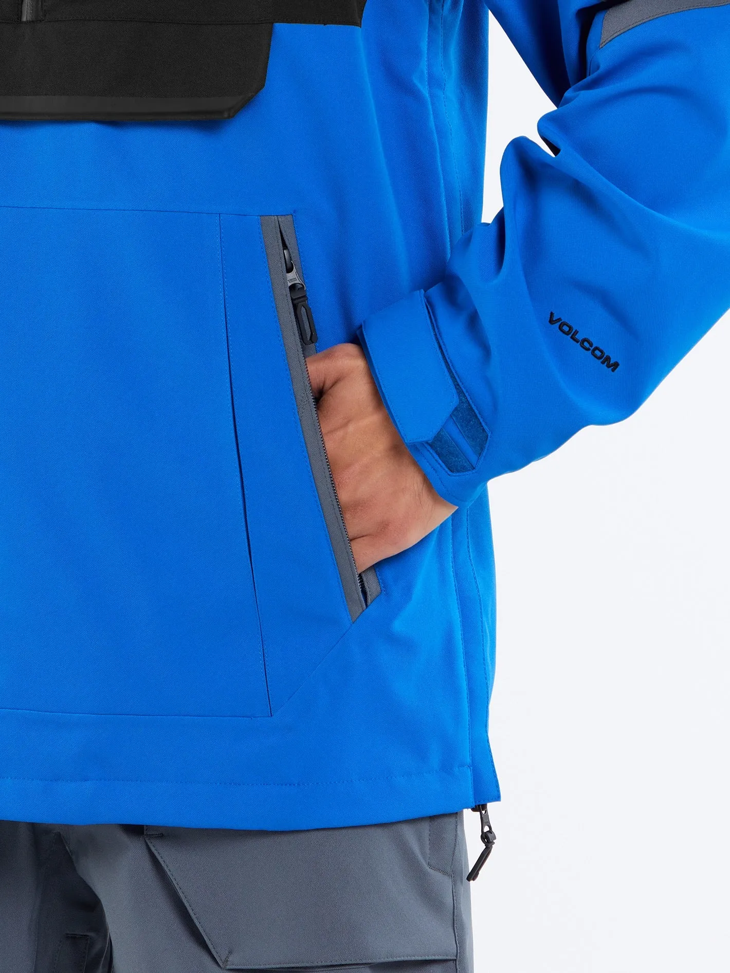 Mens Brighton Pullover Jacket - Electric Blue