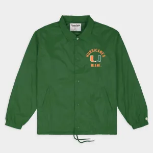 Miami Hurricanes Classic "U" Logo Coaches Jacket