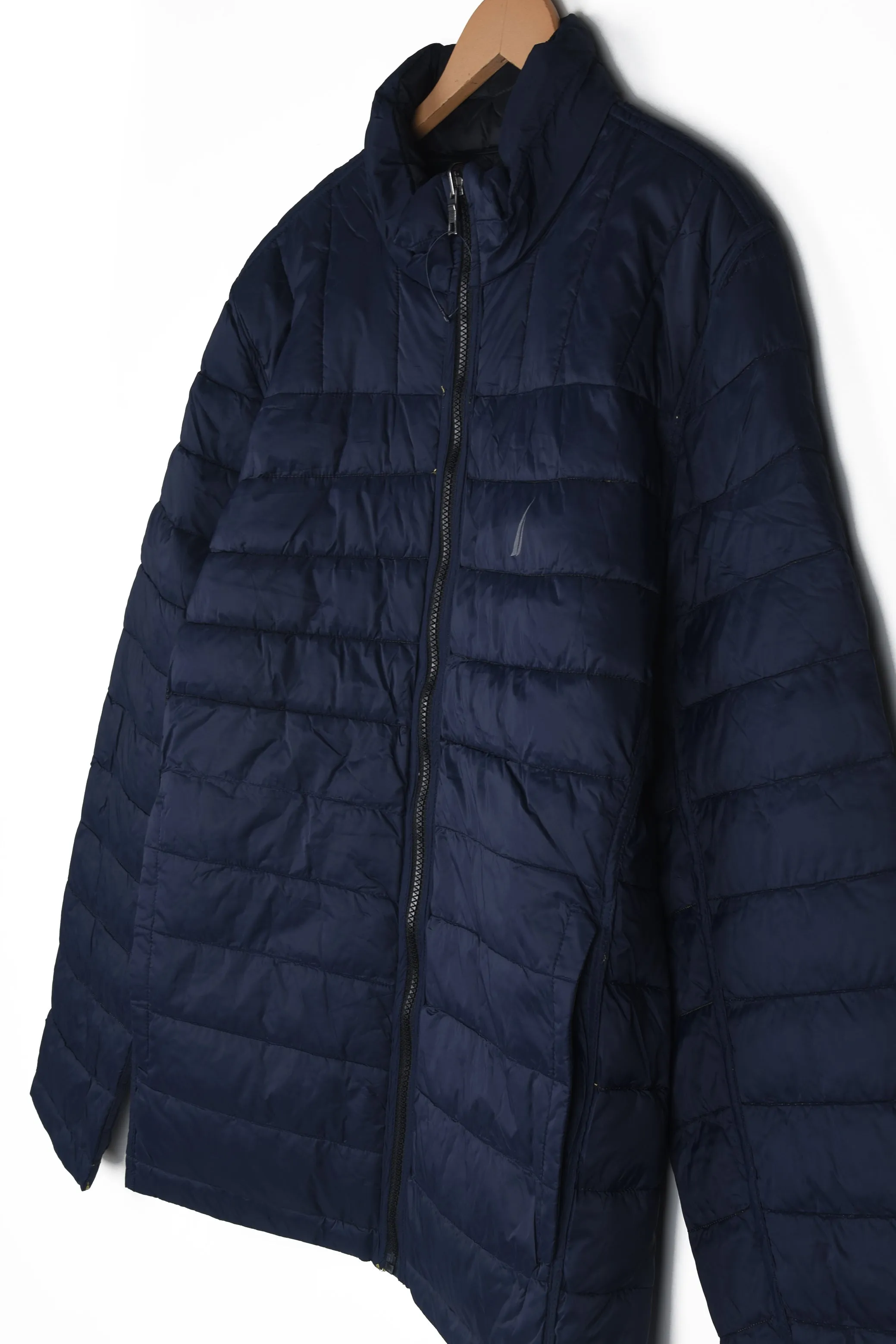 NAUTICA REVERSIBLE LIGHT WEIGHT PUFFER JACKET