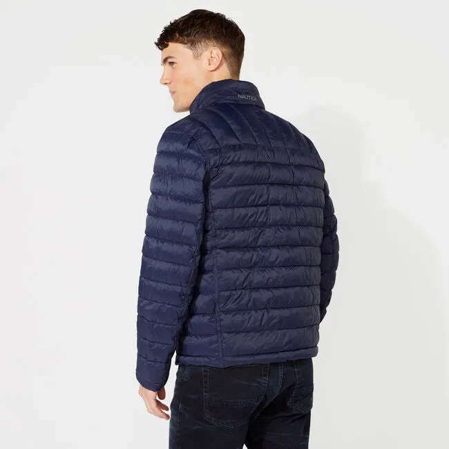 NAUTICA REVERSIBLE LIGHT WEIGHT PUFFER JACKET