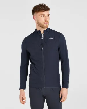 Performance Hybrid Jacket - Navy