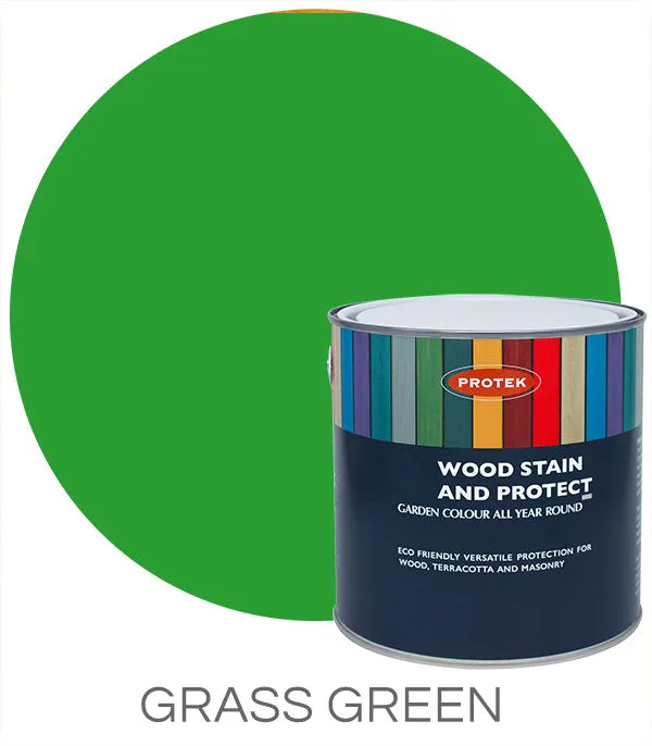 Protek Wood Stain & Protect - Grass Green