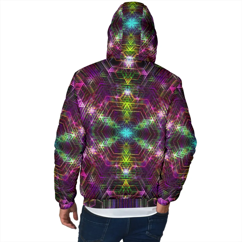 PSYCHEDELIA WARM 4RT DIMENSION | MENS WINTER HOODIE JACKET | YANTRART