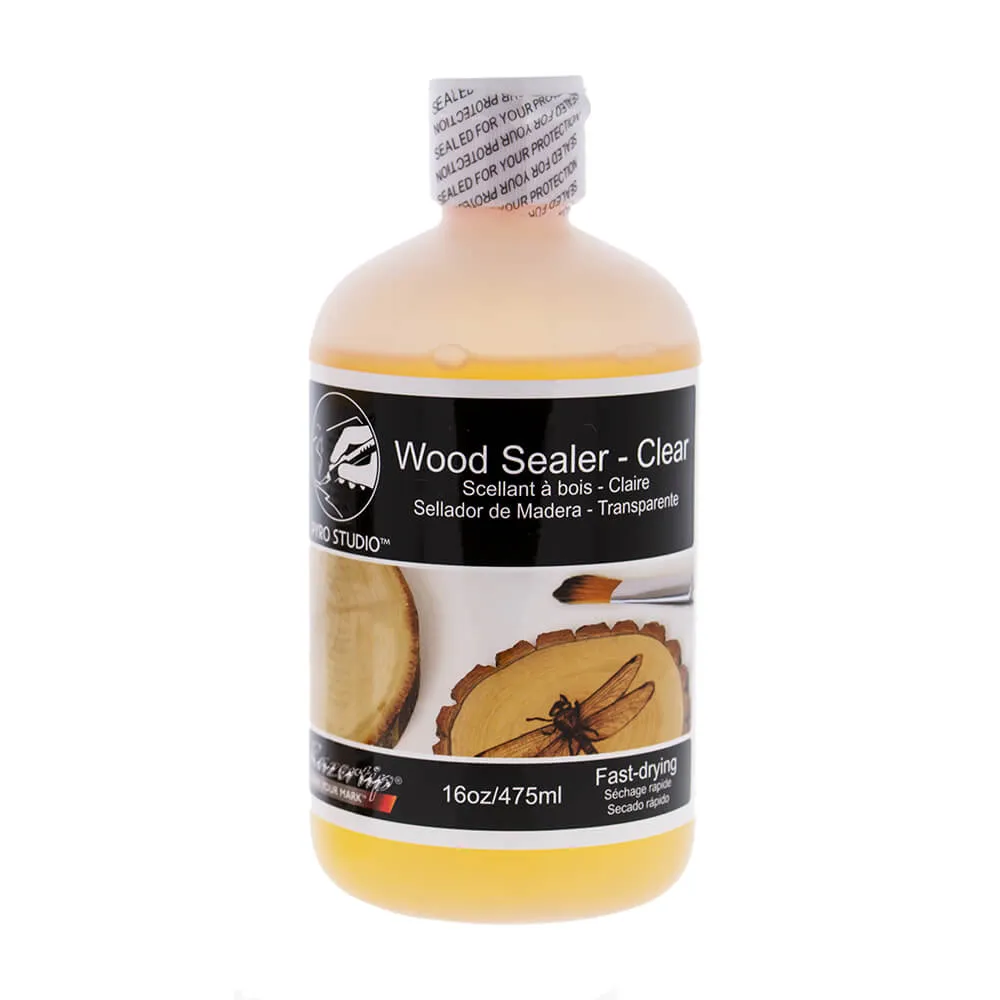 Pyro Studio Wood Sealer and Finish - Clear 16oz.