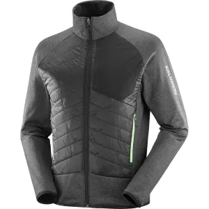 Salomon Men&#x27;s MTN PrimaLoft Hybrid Midlayer Jacket Deep Black | Buy Salomon Men&#x27;s MTN PrimaLoft Hybrid Midlayer Jacket Deep Black here | Outnorth