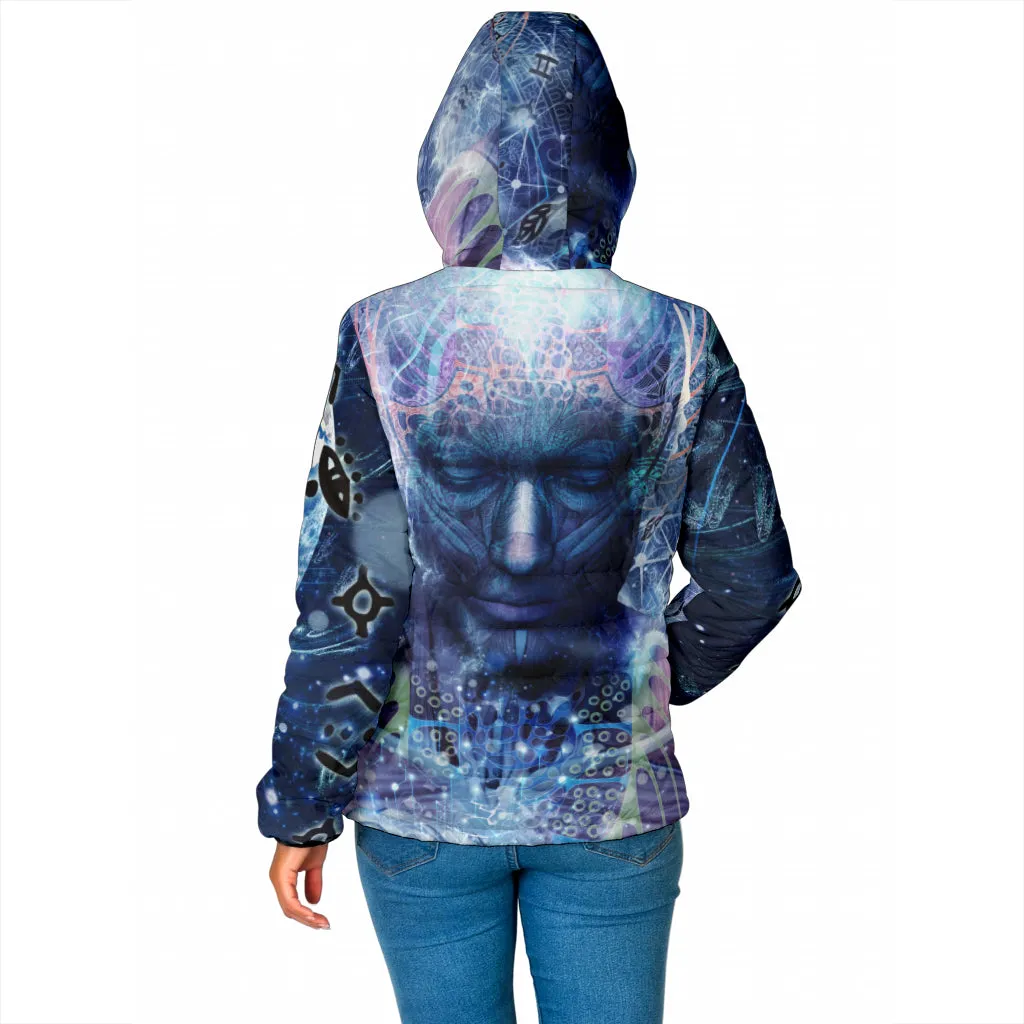 Silence Seekers Womens Padded Hooded Jacket | Cameron Gray