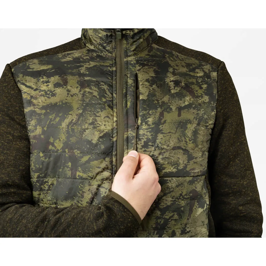 Theo Hybrid Jacket Camo - Pine Green/InVis Green by Seeland