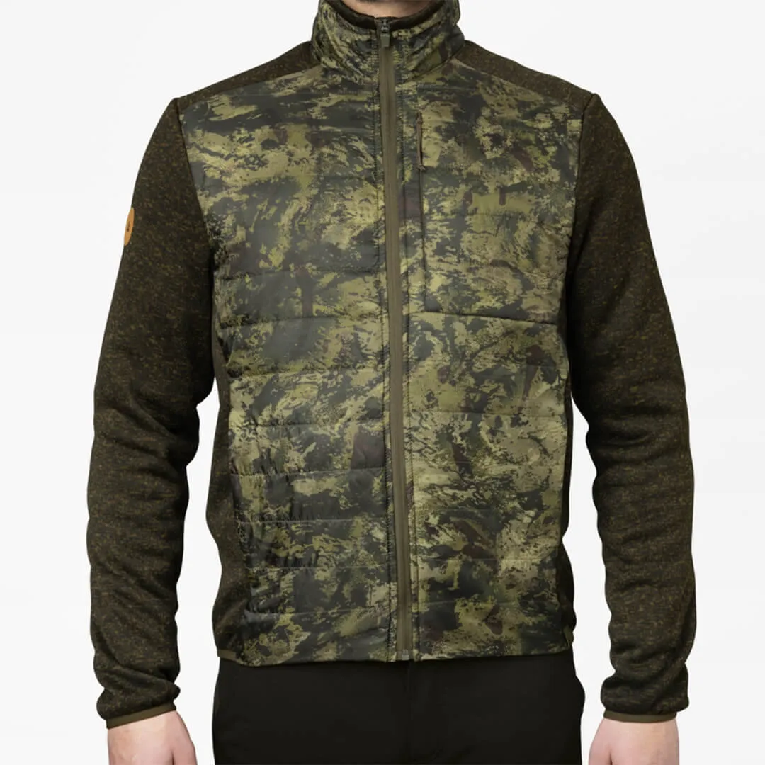 Theo Hybrid Jacket Camo - Pine Green/InVis Green by Seeland