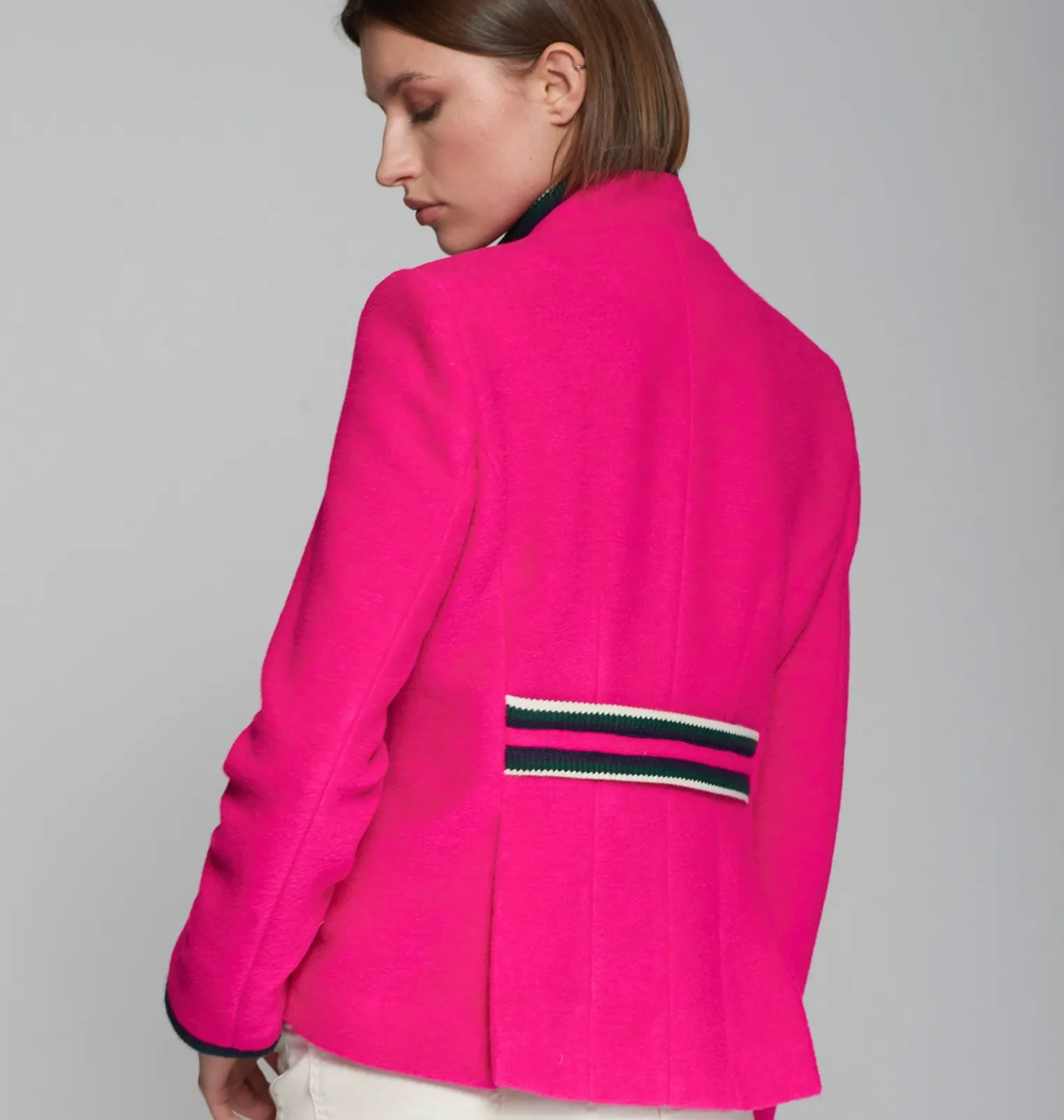 Vilagallo Jacket Dorothea Neon Pink Wool